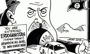كاريكاتير كارلوس لاتوف ضد أردوغان