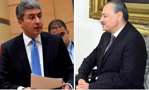 النائب العام المستشار نبيل صادق و شريف فتحى وزير الطيران المدنى