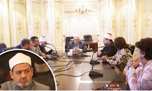 اجتماع لجنة الشؤون الدينية برئاسة أسامة العبد و الشيخ أحمد الطيب شيخ الأزهر