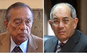  بطرس غالى وزير المالية الأسبق و رجل الأعمال حسين سالم