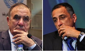 طارق عامر محافظ البنك المركزى وأبو بكر الجندى رئيس الجهاز المركزى للتعبئة العامة والإحصاء