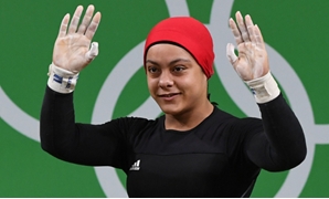 لاعبة رفع الأثقال المصرية سارة سمير