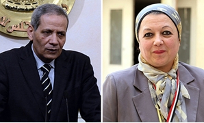 النائبة ماجدة نصر و الدكتور الهلالى الشربينى وزير التعليم 