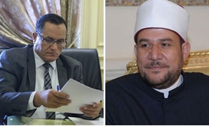 عمر حمروش ، أمين دينية البرلمان ، ووزير الأوقاف الدكتور محمد مختار جمعه