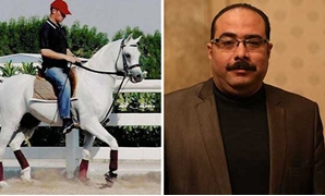 النائب محمد الكومى و تدريب على ركوب الخيول 