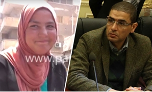 الفتاة ومحمد أبو حامد عضو مجلس النواب عن ائتلاف دعم مصر