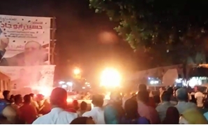 أنصار حسين أبو جاد يحتفلون بفوزه بمقعد حدائق القبة