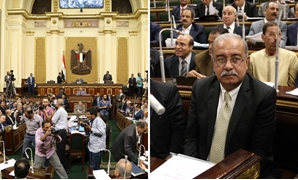 مجلس النواب - شريف إسماعيل فى البرلمان