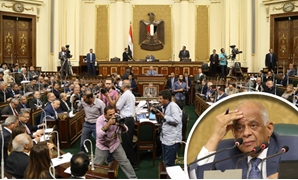الجلسة العامة لمجلس النواب وعلى عبد العال