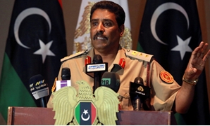 العقيد أحمد المسمارى المتحدث العسكرى باسم القيادة العامة للقوات المسلحة الليبية