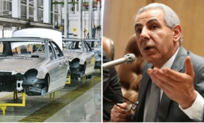طارق قابيل وزير التجارة والصناعة - مصنع سيارات