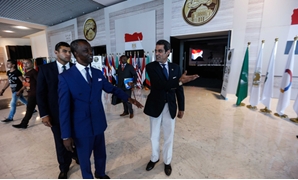  روجيه نكودو دانج رئيس البرلمان الإفريقى فى شرم الشيخ