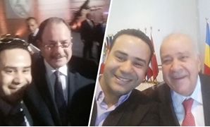 محمود بدر مع وزيرى الشئون القانونية والداخلية 