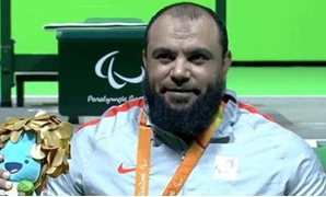 محمد الديب لاعب منتخب رفع الأثقال
