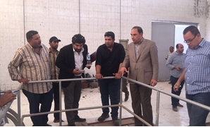 محمد عيد يتابع عمليات تطوير محطة مياه ديروط 
