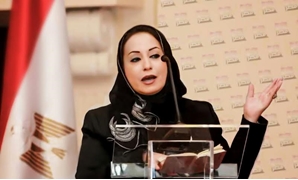 وفاء عكة عضو المجلس الرئاسى ورئيس الاتحاد النسائى بائتلاف نداء مصر