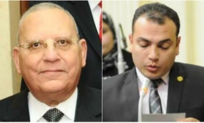   شريف نادى والمستشار حسام عبد الرحيم وزير العدل
