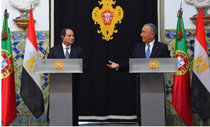  الرئيس السيسى ورئيس البرتغال
