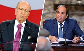 الرئيس عبد الفتاح السيسى و الرئيس التونسى الباجى قائد السبسى