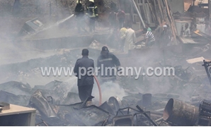 حريق مطاحن شمال القاهرة بشبرا الخيمة
