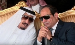  الملك سلمان والرئيس عبد الفتاح السيسى 
