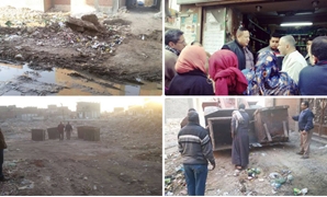 النائب أشرف جمال مع الأهالى لحل أزمة تراكم القمامة أمام المنازل