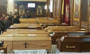 جثامين شهداء تفجير الكنيسة البطرسية