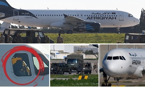  الطائرة الليبية المختطفة
