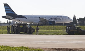 الطائرة الليبية المختطفة