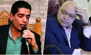 النائب محمد شيمكو عضو اللجنة الدينية والمنشد محمود هلال