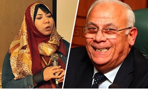 عادل الغضبان محافظ بورسعيد  والنائبة رانيا السادات