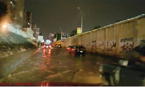 الأمطار تُغرق بعض مناطق الإسكندرية