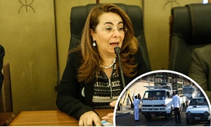 غادة والى وزيرة التضامن الاجتماعى وكمين على سيارات النقل