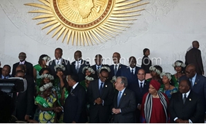 الرئيس السيسى والقادة الأفارقة 