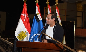 الرئيس عبد الفتاح السيسى خلال زيارة الكلية الحربية 