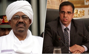 هشام مجدى وكيل لجنة الشؤون الأفريقية وعمر البشير الرئيس السودانى