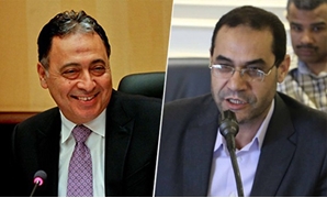 خالد هلالى عضو لجنة الصحة بمجلس النواب وأحمد عماد الدين وزير الصحة