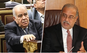  رئيس الوزراء شريف إسماعيل والمستشار مجدى العجاتى
