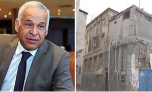 النائب محمد فرج عامر ومبنى آيل للسقوط
