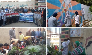 6500 طلب وطالبة بكفر الشيخ يشاركون فى مبادرة لنظافة المدارس