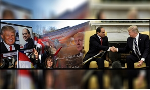 علم مصر فى ساحة البيت الأبيض